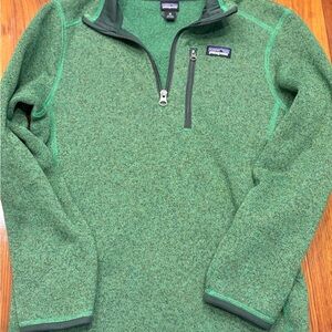 Patagonia Zip-Up fleece in Forest Green